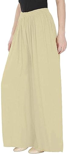 Image of Fancy Star Women Super-Combed Cotton and Rayon Solid Full Length Regular Palazzo