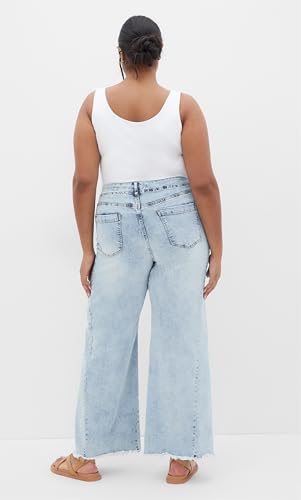 City Chic Women's Plus Size Jeans - Aliya Wide Leg4