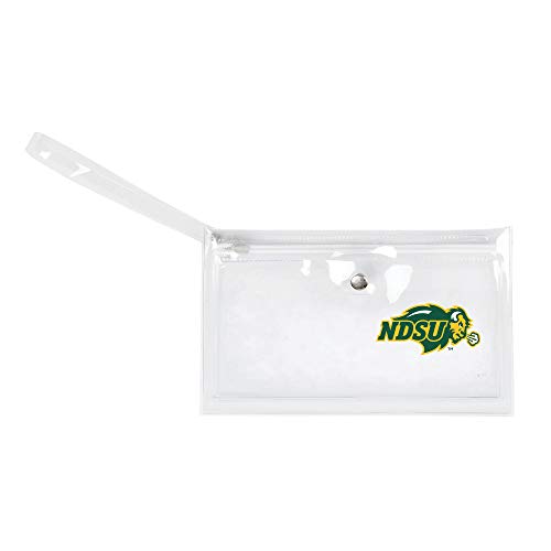 Image of Littlearth - LIWXY NCAA North Dakota State Bison Unisex Ncaancaa Ticket Wristlet, Clear, 9 inch by 5.25 inch