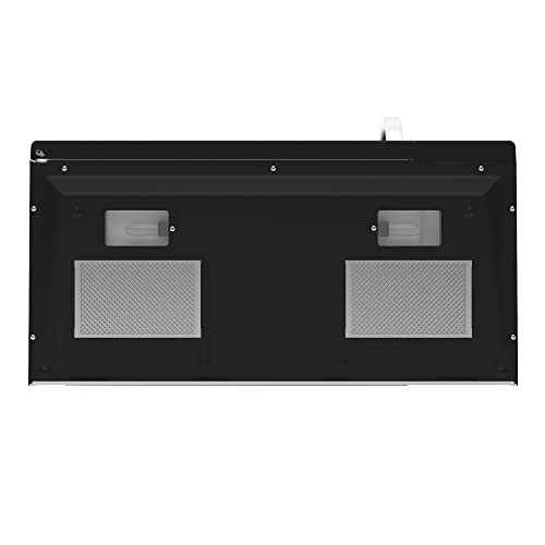 Image of KoolMore 1.6 Cu. Ft. Over the Range Microwave Oven with Oven Lamp and 300CFM Recirculation Vent Hood Function, Auto Cook Menus, Reheat Function, 10 Power Levels, Timer, and Weight Defrost (KM-MOT-1SS)