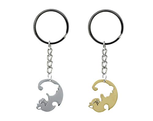 roryXtyle ペアキーホルダー 愛犬モチーフ