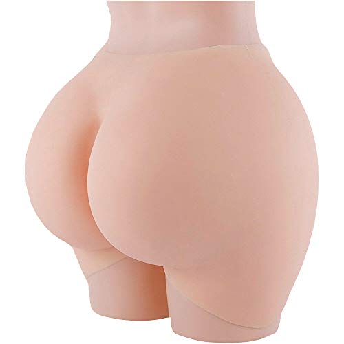 FHSGG Silicone Padded Fake Butt Hip Pants for Woman - Full Silicone Panty Buttock Hips Body Shaper Enhancer Padded Push Up Panty Lifter Panties