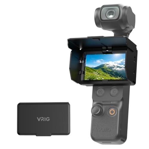 VRIG �X�N���[���t�[�h Osmo Pocket 4/Pocket 3�Ή� �܂肽���ݎ� ���悯 �Ռ��J�o�[ �����h�~ ���˖h�~ �T���V�F�[�h AC-115