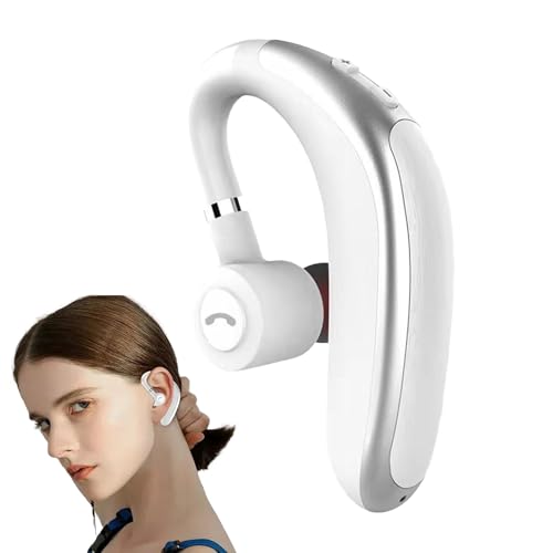 Cuffie monoorecchio senza fili - Cuffie senza fili con gancio per orecchie, cancellazione del rumore | Auricolare Mono compatibile con dispositivi mobili PC, per la comunicazione