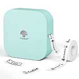 PokeLabel Q30 Bluetooth Etikettiergerät - Tragbarer Selbstklebend Beschriftungsgerät Ohne Handschrift, Kompatibel mit iOS & Android, Mobiler Etikettendrucker Geeignet für Zuhause/Schule/Büro