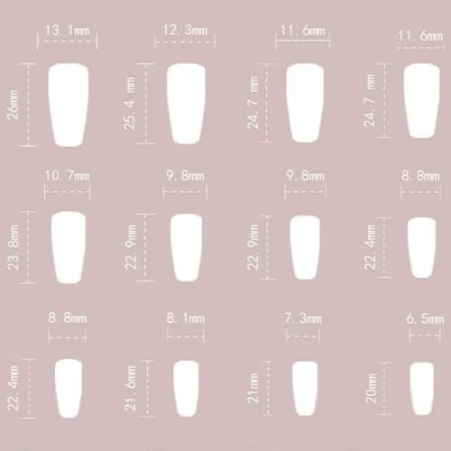 Image of NBNTGH Orange 3D Fruit Design Glossy Glue on Nails, 24 Pcs (Pack of 1), Medium Coffin Shape, Full Cover Stick on Nails, Reusable, Spring /Summer Manicure