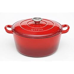 Cacerolas Le Creuset Opiniones Lätt Home Cocotte Hierro Fundido (Rojo Cereza, 26 cm)