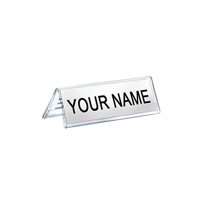 Buy Shuban Acrylic Desk Name Plate Holder Desk Sign Frame for Table