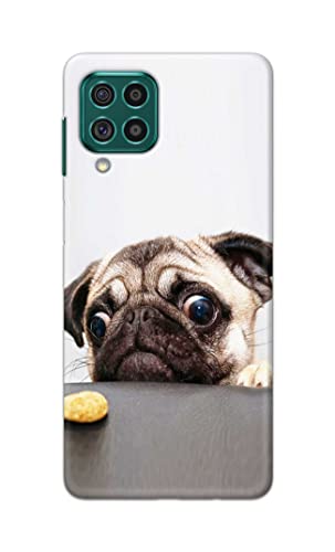 Image of PRINTFIDAA� Printed Hard Back Cover Case for Samsung Galaxy F62 | Samsung Galaxy M62 Back Cover (Pug Dog) -2808