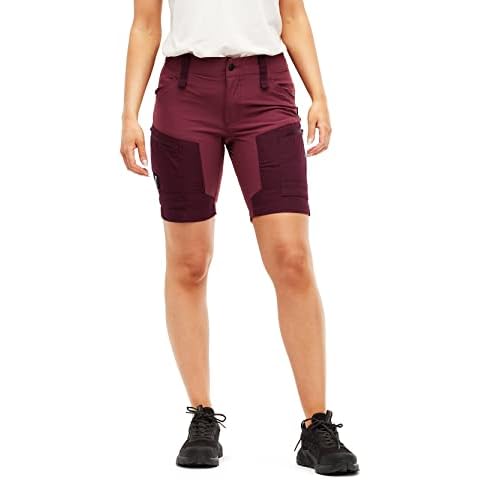 RevolutionRace RVRC GP Shorts für Damen, strapazierfähige und belüftete Wandershorts für alle Outdoor-Aktivitäten, Cherry, S Cover