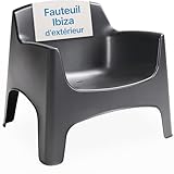 Structure robuste : chaise de jardin fabriquée en résine de haute qualité, supporte jusqu'à 130 kg. Résistant aux intempéries et aux rayons UV, il est conçu pour durer dans le temps et garder toujours un aspect élégant.