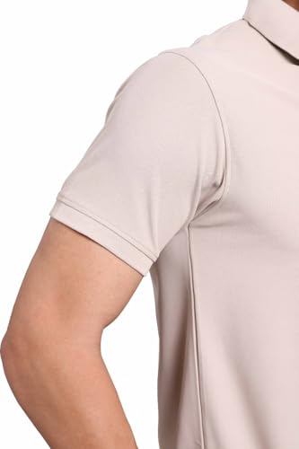 Image of STELLERS Men's Premium Polo T-Shirt Wrinkle Free Quick Dry Soft and Feather Touch Feel Regular Fit