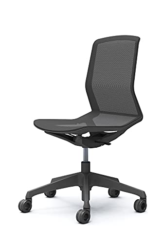 オカムラ シナーラ オフィスチェア テレワーク 在宅勤務対応 肘なし ウレタンキャスター ダークグレー CD76MK-F2X3