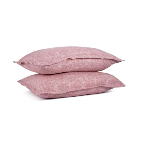 Image of Wakefit 100% Cotton Pillow Cover Set of 2 | 200 TC Soft & Breathable Pillow Cases | Standard Size 18 x 27 Inch | Skin Friendly, Durable & Gentle Machine Washable | Florenza