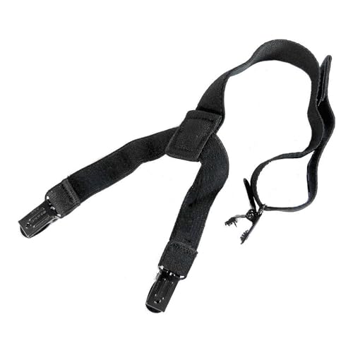 Hold-Ups Stay-downs Dress Shirt Stays Y-Style Metal with USA Patented No-slip Clips