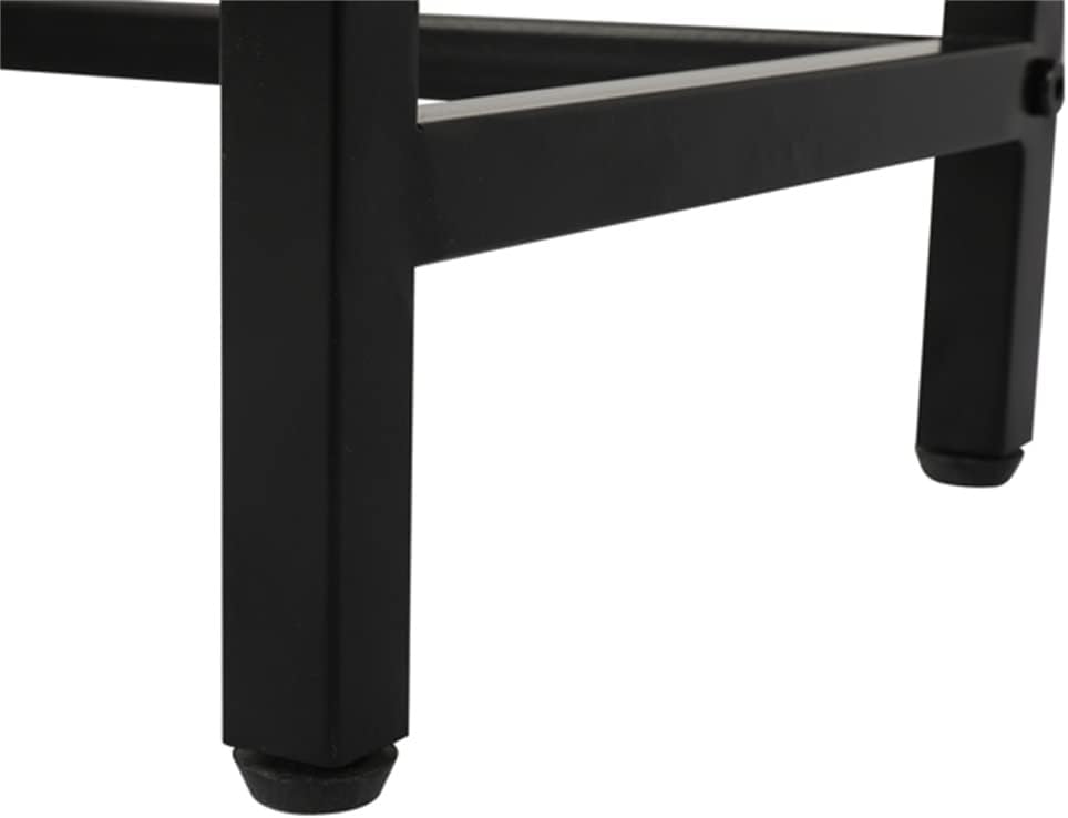 Iron Frame Sliding Door Three Shelves Bathroom Cabinet Vintage Style MDF with Triamine (Color : E, Size : As Shown) (E As Shown)