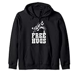 Photo Gallery free hugs wrestling citazione wrestler figure felpa con cappuccio Photo Gallery free hugs wrestling citazione wrestler figure felpa con cappuccio