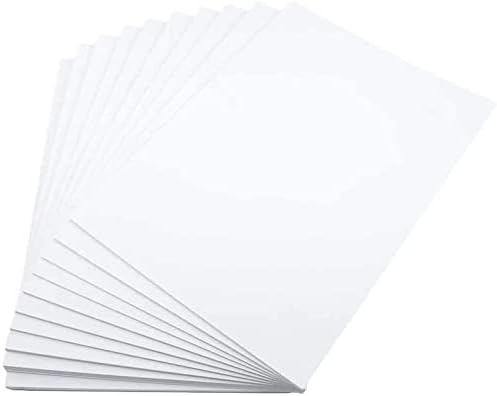 Kowbe Custom 100 GSM A5 Plain White Smooth Digital Paper, General and Office Printing and photocopy 148 x 210mm 100 Sheets