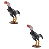 combat de coqs jeux de societe Figurines d'animaux de jeu pour : modèle de faux de combat éducatif et pour que les en sachent plus sur de combat, pour à la maison