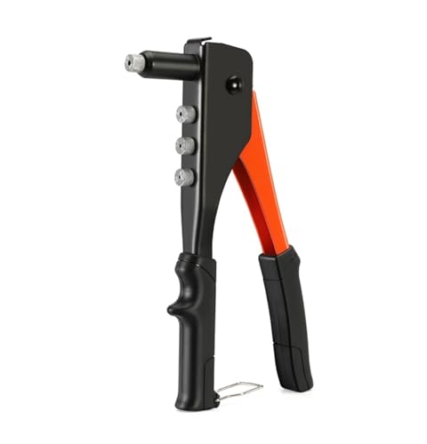 Nagelpistole, Handnietzangen-Set, Professionelles Manuelles Nietpistolen-Werkzeug For Die Reparatur Zu Hause Und Heimwerker Mit 200 Nieten 2,4 Mm, 3,2 Mm, 4,0 Mm, 4,8 Mm,Müheloses Heften