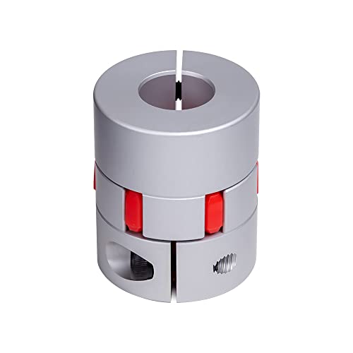 Sinoblu Flexible Coupler, Cnc Stepper Motor Shaft Coupling, Flexible Spider Shaft Coupling, D45Mm X L55Mm 10-19Mm Bore, Engraving Drilling Milling Machine Coupler Connector #TOP7