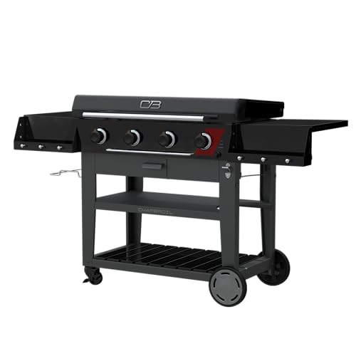 Charbroil-36-Performance-Series-Deluxe-Propane-Gas-Griddle-with-Cart-4-Burner-Flat-Top-Grill-Black-463285924