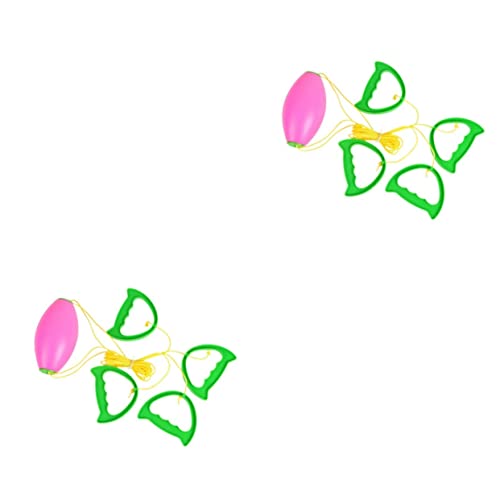 TOYANDONA 2St Kinderspielzeug Spielzeuge die Bälle ziehen Jumbo-Kugeln Außenaktivität Sport Cheerball Kugel ziehen Fitness