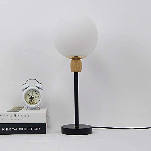 Lampe de table E27 LED spirale noire pour chambre et bureau