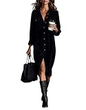 Conseils de style : robe tunique ample à manches longues, avec poche, se marie parfaitement avec des bottes montantes pour un look chic et saisonnier. Ajoutez des bijoux pour améliorer la tenue et portez un sac à main élégant pour une touche d'élégance