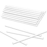 Fireboomoon 36 PCS 12 Inch Plastic White Cake Dowel Rods,Cake Support Rods Straws Sticks for Tiered...