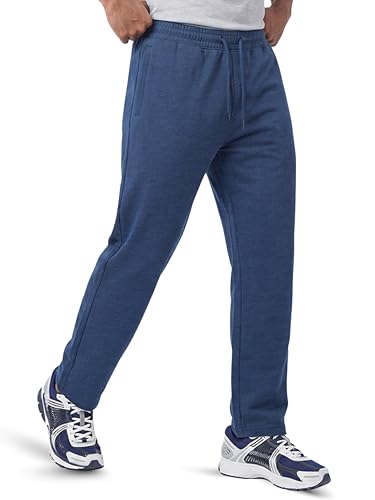 Image of Fflirtygo Mens Straight Fit Track Pants with Zip Pockets | Cotton Joggers Gym | Lower for Men | Sweatpants Sizes Upto 6XL