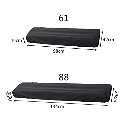 Piano eletrônico capa à prova de poeira capas à prova d'água 61/88 chave capa de órgão eletrônico c