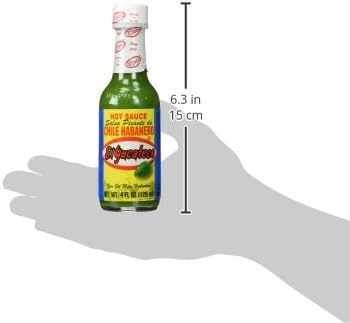 El Yucateco Salsa Picante de Green Chile Habanero Hot Sauce 120ml