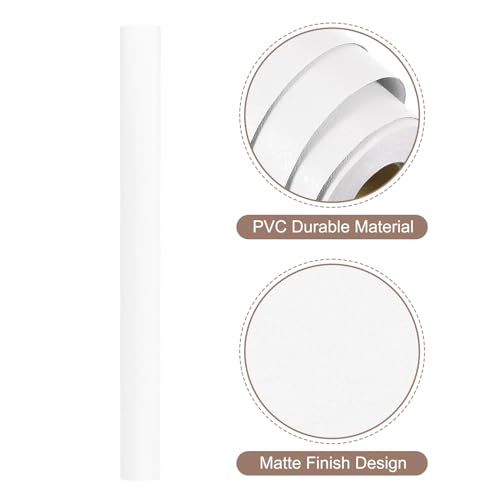 Papier peint blanc pour masquer les imperfections et murs abîmés facilement