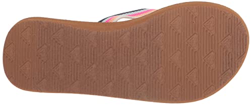 Roxy Girls Rg Colbee Flip Flop Sandal, Multi 1, 3 Big Kid #TOP3