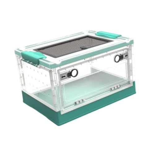 Terrarium pliable transparent ventilé pour reptiles et aquarium d'élevage