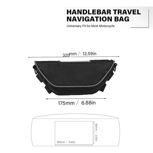 Sac de rangement étanche guidon moto pour protéger vos affaires - 2