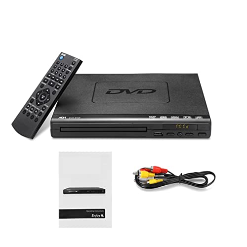 MJFVN 1 5W DVD Spieler mit Fernbedienung USB3.0 USB2. Input Home Multimedia Player Digitalanzeige CD for Fernsehen