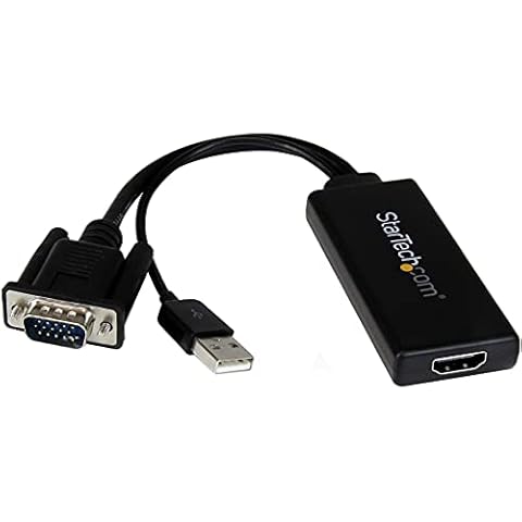 Adaptador VGA a HDMI con audio y alimentación USB StarTech.com VGA2HDU Cover