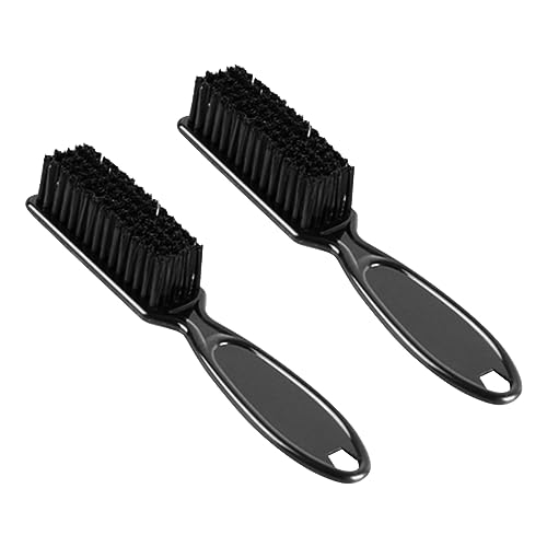 RTRTGS 2 Pieces Hair Clipper Cleaning Brush, Blade Cleaning Brush, Nylon Brush Nail Brush, Trimmer, Hairdressing Cleaning Brush, Tool