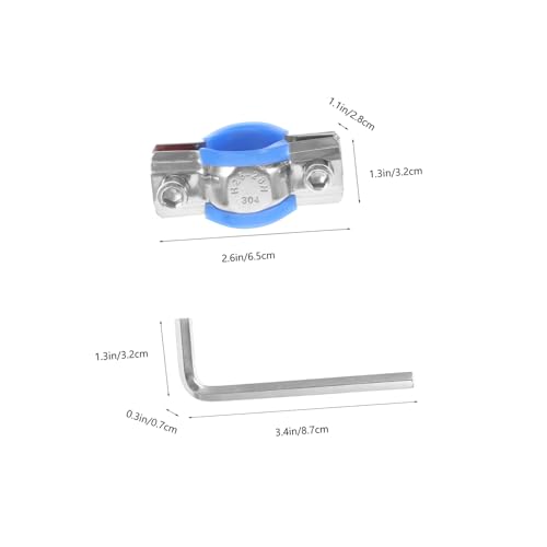 Abrazaderas para silla de oficina protector de acero inoxidable 3