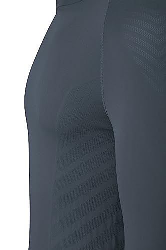 Erima Unisex Erwachsene Athletic Longsleeve 2.0 Turtleneck Funktionsunterwäsche (260006), anthrazit, L – Ansicht 3