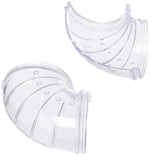 Zolux RodyLounge Set de 2 Tubes Coudé Incolore Transparent pour Petit Animal