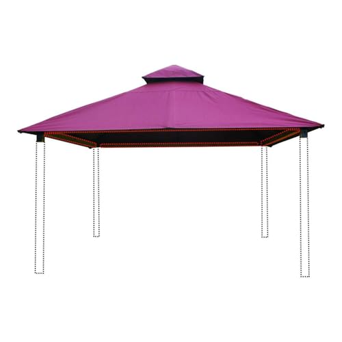 HomeStock Gazebo Roof Kit - Aluminum Framing & Sundura Canopy - City Chic Design