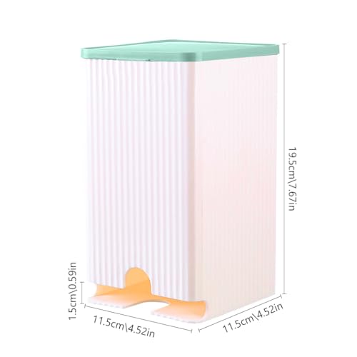 Image of HASTHIP Sanitary Pads Dispenser for 25-30 Pads Napkin Wall Storage Case Dustproof Waterproof Sanitary Pads Wall Holder Bathroom Sanitary Pads Bathroom Organizer, 11.5cmx11.5cmx19.5cm