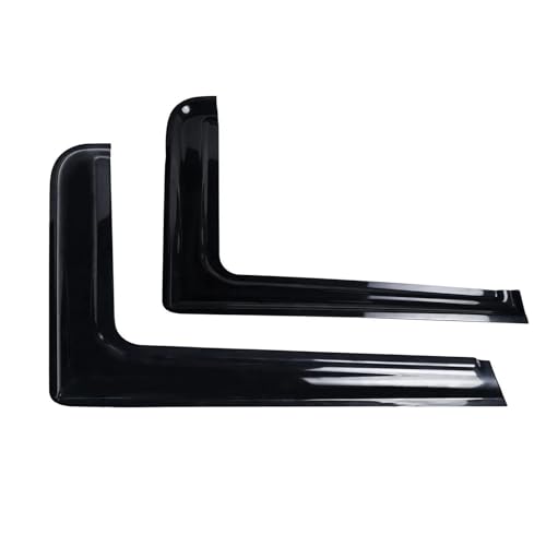 Deflectores Viento para Ford para Transit MK6 para MK7 2000-2010 2011 2012 2013 2014 Deflectores De Viento, Lluvia Y Sol En Forma De L, Color Negro Deflector Aire