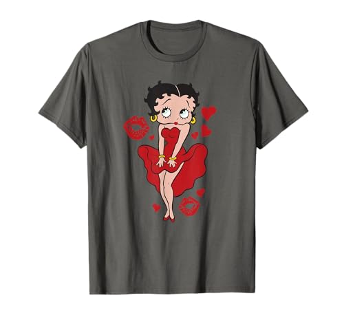 Betty Boop Red Dress Red Lips T-Shirt