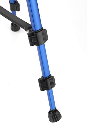 Image of Simpex Camera Tripod 6633 with Mobile Holder Bracket for Smartphones, DSLR and Cameras (Blue)