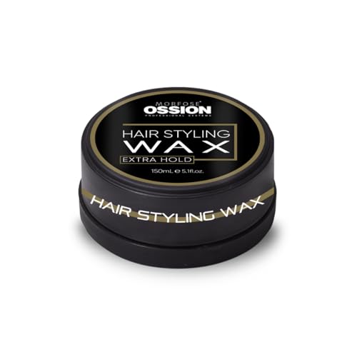 Morfose OSSION PBL Extra Hold Hair Styling Wax 150ml - Haarstyling-Wachs - Texturierend und Voluminös, Extra Starker Halt, Natürlich glänzender Look - für Alle Haartypen