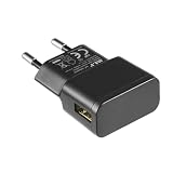 Security-01 Zestaw 2 ładowarek USB, 5 V 1 A 5 W adapter sieciowy AC na DC, do kamer IP, tabletów, odtwarzaczy MP3, czytników e-booków, smartfonów, elektronarzędzi i wielu innych, kolor czarny